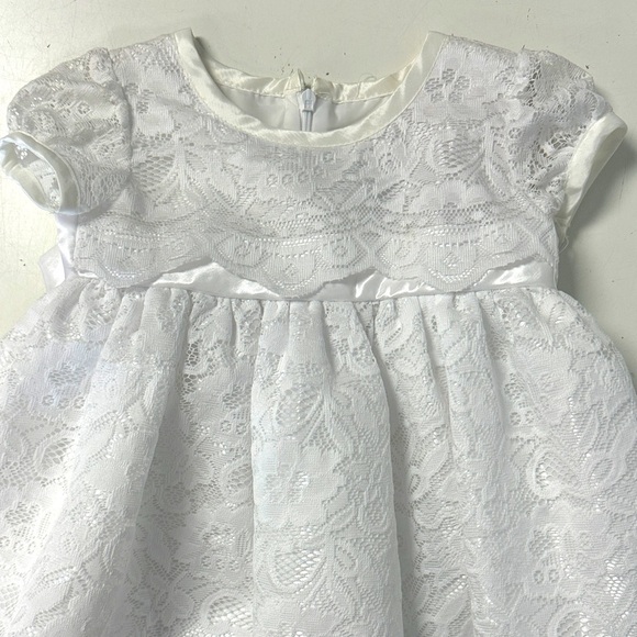 C.I Castro & Co Baptism Christening Wedding Lace Special Occasion Dress  9m - Picture 3 of 6
